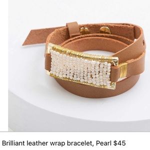 Brilliant leather wrap bracelet from Noonday Collection